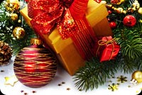 Quà Noel Mẫu Nền Thư