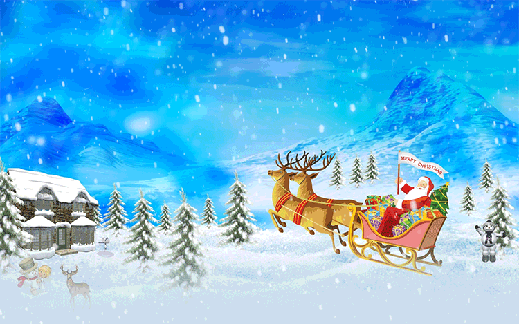 50 Best Merry Christmas Animated Gif Images (2023-24) - iPhone2Lovely