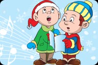 Hát Mừng Giáng Sinh Vui Vẻ Mẫu Nền Thư