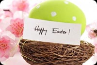 Trứng & Hoa Cho Ngày Easter Mẫu Nền Thư