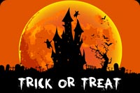 Đêm Trăng Trick Or Treat Mẫu Nền Thư