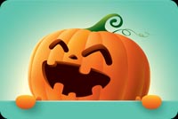 Chúc Bạn Halloween Vui Vẻ Mẫu Nền Thư