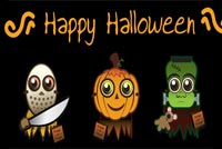 Lễ Hội Hóa Trang Happy Halloween Mẫu Nền Thư