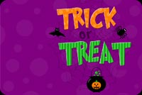 Halloween Trick Or Treat Mẫu Nền Thư