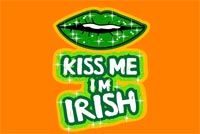 Kiss Me I'm Irish Mẫu Nền Thư