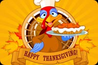 Đại Tiệc Thanksgiving Mẫu Nền Thư